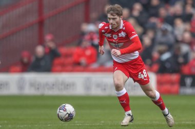 Barnsley 'den Luca Connell, 9 Mart 202' de Oakwell, Barnsley, İngiltere 'de oynanan 1.