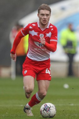 Barnsley 'den Luca Connell, 9 Mart 202' de Oakwell, Barnsley, İngiltere 'de oynanan 1.