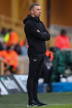 Wolverhampton Wanderers 'ın menajeri Gary O' Neil Premier League maçında Wolverhampton Wanderers Fulham 'a karşı Molineux, Wolverhampton, İngiltere, 9 Mart 202