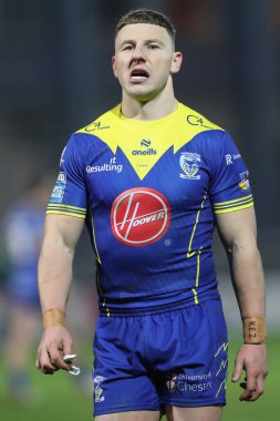 Warrington Wolves 'dan George Williams Betfred Süper Lig 4. Raundunda Hull KR, Warrington Wolves' a karşı Sewell Group Craven Park, Kingston üzerine Hull, İngiltere, 7 Mart 202