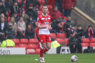 Barnsley 'den Jamie McCart, 9 Mart 202' de Oakwell, Barnsley, İngiltere 'de oynanan 1.