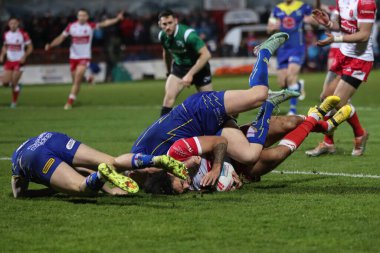 Hull KR 'dan Tyrone May, 7 Mart 202' de İngiltere 'nin Hull kenti Kingston' da oynanan Sewell Group Craven Park 'ta oynanan 4.