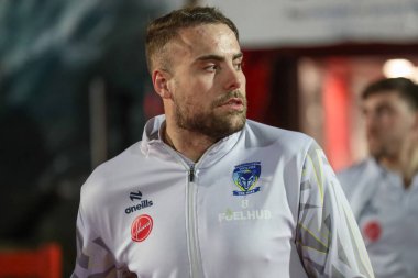 Warrington Wolves 'tan James Harrison, 7 Mart 202' de İngiltere 'nin Hull kentindeki Kingston' daki Sewell Group Craven Park 'ta oynanan 4.