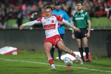 Hull KR 'dan Jez Litten, 7 Mart 202' de İngiltere 'nin Hull kentinde oynanan Sewell Group Craven Park' ta oynanan 4.