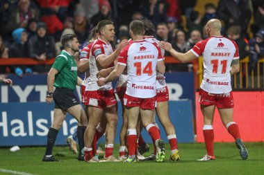 Hull KR 'dan Tom Opaci, 7 Mart 202' de İngiltere 'nin Hull kenti Kingston' da oynanan Sewell Group Craven Park 'ta oynanan 4.