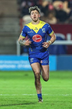 Warrington Wolves 'tan Matty Ashton Betfred Süper Lig 4. Raundunda Hull KR, Warrington Wolves' a karşı Sewell Group Craven Park, Kingston upon Hull, İngiltere, 7 Mart 202