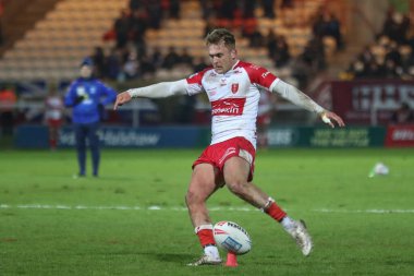 Hull KR 'dan Jez Litten, 7 Mart 202' de İngiltere 'nin Hull kentinde oynanan Sewell Group Craven Park' ta oynanan 4.
