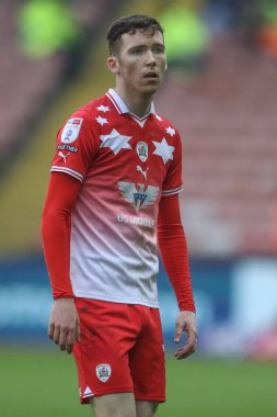 Barnsley 'den Conor Grant, 9 Mart 202' de Oakwell, Barnsley, İngiltere 'de Lincoln City' e karşı oynanan Sky Bet 1 karşılaşmasında