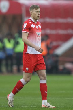 Barnsley takımından Sam Cosgrove 9 Mart 202 'de Oakwell, Barnsley, Barnsley, İngiltere' de Lincoln City maçında