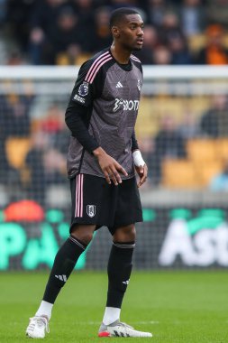Fulham 'dan Tosin Adarabioyo Premier Lig maçı sırasında Wolverhampton Wanderers, Fulham' a karşı Molineux, Wolverhampton, İngiltere, 9 Mart 202