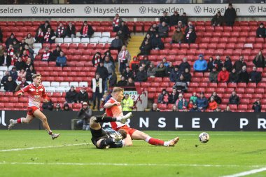 Barnsley 'den Sam Cosgrove, 9 Mart 202' de İngiltere 'nin Oakwell kentinde oynanan 1.