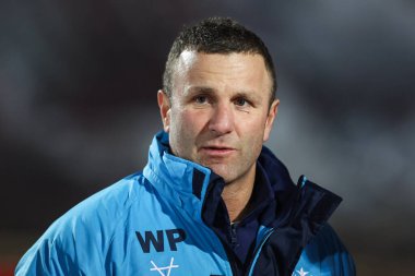 Willie Peters Hull KR 'ın baş antrenörü, 7 Mart 202' de İngiltere 'nin Hull kenti Kingston' da oynanan Sewell Group Craven Park 'ta oynanan 4.