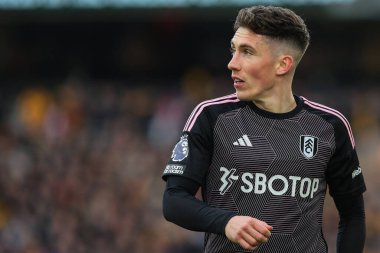 Fulham 'dan Harry Wilson Premier League maçı sırasında Wolverhampton Wanderers Fulham' a karşı Molineux, Wolverhampton, Birleşik Krallık, 9 Mart 202