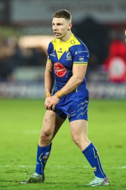 Warrington Wolves 'dan George Williams Betfred Süper Lig 4. Raundunda Hull KR, Warrington Wolves' a karşı Sewell Group Craven Park, Kingston üzerine Hull, İngiltere, 7 Mart 202
