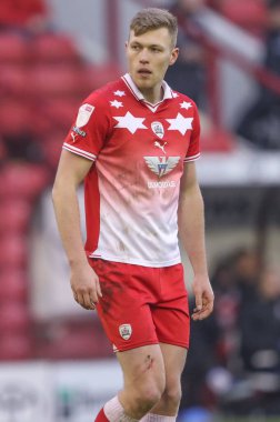 Barnsley takımından Sam Cosgrove 9 Mart 202 'de Oakwell, Barnsley, Barnsley, İngiltere' de Lincoln City maçında