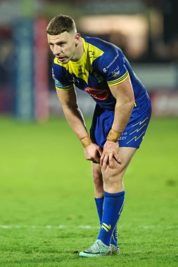 Warrington Wolves 'dan George Williams Betfred Süper Lig 4. Raundunda Hull KR, Warrington Wolves' a karşı Sewell Group Craven Park, Kingston üzerine Hull, İngiltere, 7 Mart 202