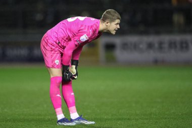 Barnsley 'li Ben Killip, Sky Bet Ligi 1 karşılaşmasında Carlisle United ile Barnsley' e karşı Brunton Park, Carlisle, İngiltere, 12 Mart 202