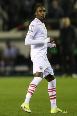 Barnsley 'den Devante Cole, Sky Bet League 1 karşılaşmasında Carlisle United ile Barnsley' e karşı Brunton Park, Carlisle, İngiltere, 12 Mart 202