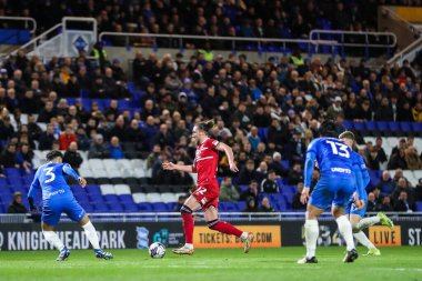 Luke Ayling of Middlesbrough goes forward with the ball during the Sky Bet Championship match Birmingham City vs Middlesbrough at St Andrews, Birmingham, United Kingdom, 12th March 202 clipart