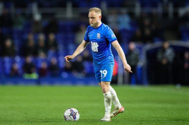 Birmingham City 'den Alex Pritchard, Birmingham City' nin 12 Mart 202 'de St Andrews, Birmingham' da Middlesbrough 'a karşı oynadığı Gökyüzü İddia Şampiyonası maçında görev başında.