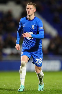 Jay Stansfield of Birmingham City during the Sky Bet Championship match Birmingham City vs Middlesbrough at St Andrews, Birmingham, United Kingdom, 12th March 202 clipart
