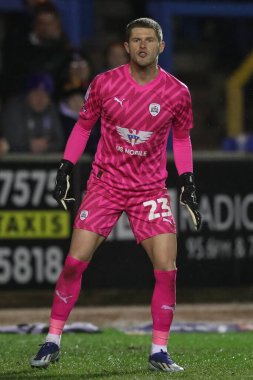 Barnsley 'li Ben Killip, Sky Bet Ligi 1 karşılaşmasında Carlisle United ile Barnsley' e karşı Brunton Park, Carlisle, İngiltere, 12 Mart 202