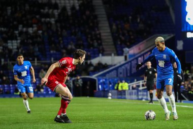 Juninho Bacuna of Birmingham City in action during the Sky Bet Championship match Birmingham City vs Middlesbrough at St Andrews, Birmingham, United Kingdom, 12th March 202 clipart