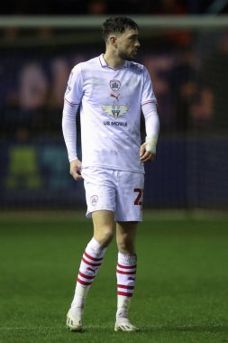 Barnsley 'den Corey O' Keeffe, Sky Bet Lig 1 karşılaşmasında Carlisle United 'a karşı Brunton Park, Carlisle, İngiltere, 12 Mart 202