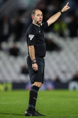 Referee Jeremy Simpson during the Sky Bet Championship match Birmingham City vs Middlesbrough at St Andrews, Birmingham, United Kingdom, 12th March 202 clipart