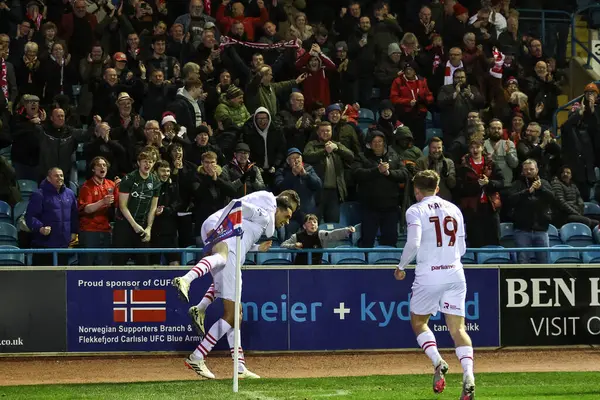 Jon Russell Barnsley Celebrates His Goal Make Sky Bet League — Stock Photo, Image