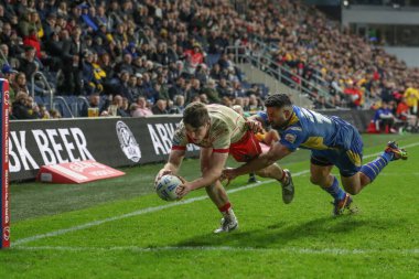 St. Helens 'ten Jon Bennison, 15 Mart 202' de Headingley Stadyumu 'nda oynanan Betfred Süper Lig 5. Raundunda Leeds Gergedan' a karşı St Helens maçına gidiyor.