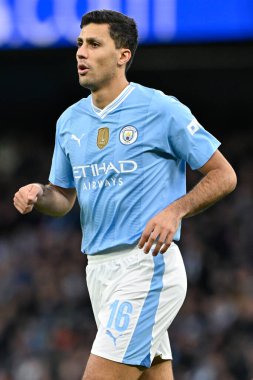 Manchester City 'den Rodri, 16 Mart 202 tarihinde Birleşik Krallık Etihad Stadyumu' nda Manchester City ile Newcastle United arasında oynanan FA Cup çeyrek final maçında...