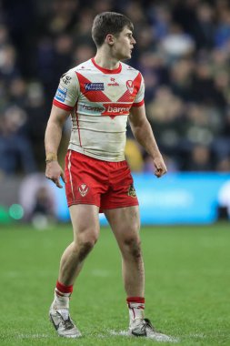 St. Helens 'den Jon Bennison Betfred Süper Lig 5. Raundunda Leeds Rhinos St. Helens' e karşı Headingley Stadyumu, Leeds, Birleşik Krallık, 15 Mart 202