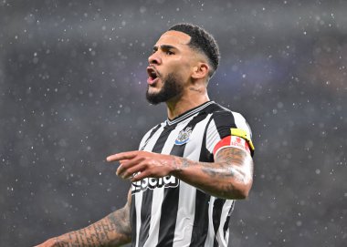 Newcastle United 'dan Jamaal Lascelles, 16 Mart 202 tarihinde Birleşik Krallık Etihad Stadyumu' nda Manchester City ile Newcastle United arasındaki son karşılaşma sırasında
