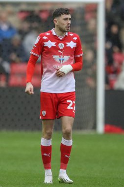 Barnsley takımından Corey O 'Keeffe 16 Mart 202' de Oakwell, Barnsley 'de oynanan 1.