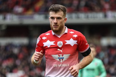 Barnsley 'den Nicky Cadden, Sky Bet Ligi 1 maçında Barnsley ile Cheltenham Town arasında 16 Mart 202' de Oakwell, Barnsley, İngiltere 'de oynandı.