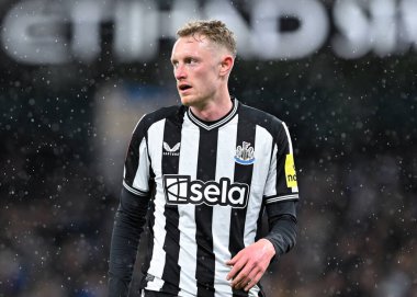 Newcastle United 'dan Sean Longstaff, 16 Mart 202 tarihinde Birleşik Krallık Etihad Stadyumu' nda Manchester City ile Newcastle United arasındaki son karşılaşma sırasında