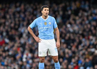 Manchester City 'den Rodri, 16 Mart 202 tarihinde Birleşik Krallık Etihad Stadyumu' nda Manchester City ile Newcastle United arasında oynanan FA Cup çeyrek final maçında...