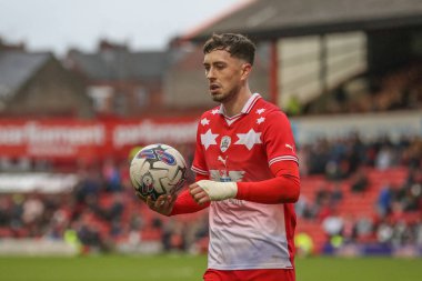 Barnsley takımından Corey O 'Keeffe 16 Mart 202' de Oakwell, Barnsley 'de oynanan 1.