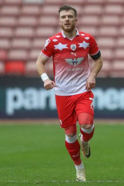 Barnsley 'den Nicky Cadden, Sky Bet Ligi 1 maçında Barnsley ile Cheltenham Town arasında 16 Mart 202' de Oakwell, Barnsley, İngiltere 'de oynandı.