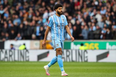 Coventry City 'den Ellis Simms 16 Mart 202 tarihinde Birleşik Krallık, Wolverhampton' da Wolverhampton Wanderers-Coventry City maçında.