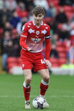 Barnsley 'den Luca Connell, 16 Mart 202' de Oakwell, Barnsley 'de oynanan Sky Bet 1 karşılaşmasında tepki gösterdi.