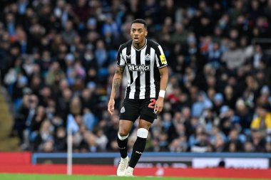 Newcastle United 'dan Joe Willock, 16 Mart 202 tarihinde Birleşik Krallık Etihad Stadyumu' nda Manchester City ile Newcastle United arasındaki son karşılaşma sırasında