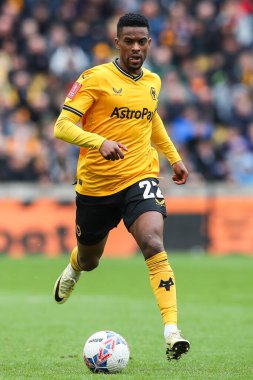 Wolverhampton Wanderers takımından Nlson Semedo, 16 Mart 2024 tarihinde Birleşik Krallık 'ın başkenti Wolverhampton' da oynanan son karşılaşma olan Wolverhampton Wanderers - Coventry City maçında topu aldı.