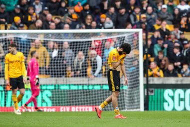Wolverhampton Wanderers 'dan Rayan At-Nouri, 16 Mart 2024 tarihinde İngiltere' nin Wolineux kentinde oynanan, Wolverhampton Wanderers-Coventry City maçında aldığı golü kabul etti.