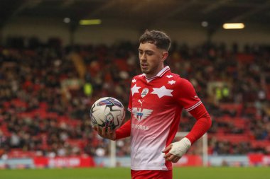 Barnsley takımından Corey O 'Keeffe 16 Mart 202' de Oakwell, Barnsley 'de oynanan 1.