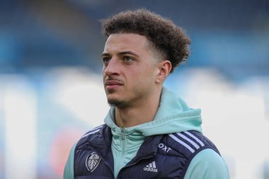 Leeds United takımından Ethan Ampadu, 17 Mart 202 'de Leeds Road, İngiltere' de oynanan Sky Bet Şampiyonası karşılaşması öncesinde Elland Road Stadyumu 'na geldi.