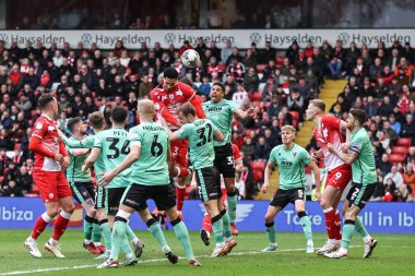 Barnsley 'den Jon Russell, 16 Mart 202' de Oakwell, Barnsley, Birleşik Krallık 'ta oynanan 1.