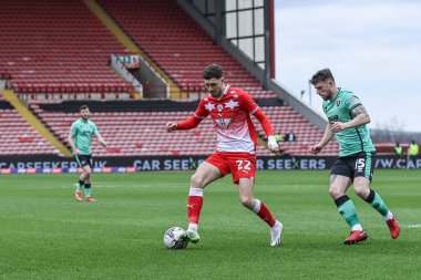 Barnsley takımından Corey O 'Keeffe, 16 Mart 202' de Oakwell, Barnsley 'de oynanan 1.