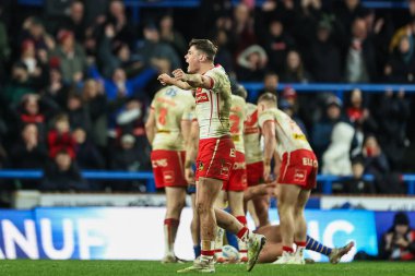 St. Helens takımından Jack Welsby, 15 Mart 202 'de Headingley Stadyumu, Leeds, İngiltere' de oynanan Betfred Süper Lig 5. Raundunun sonunda St.Helens 'e karşı Leeds maçını kazandı.